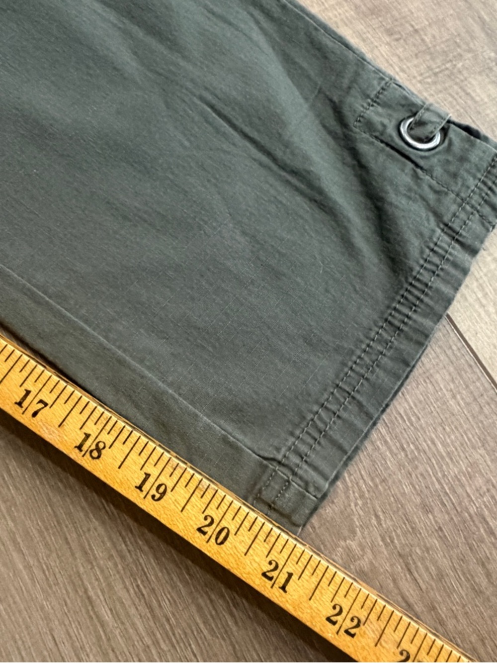 Tribal Women Olive Green Capris Pants Size 10 Cotton Zip Style 867430-253 NEW - Picture 9 of 12